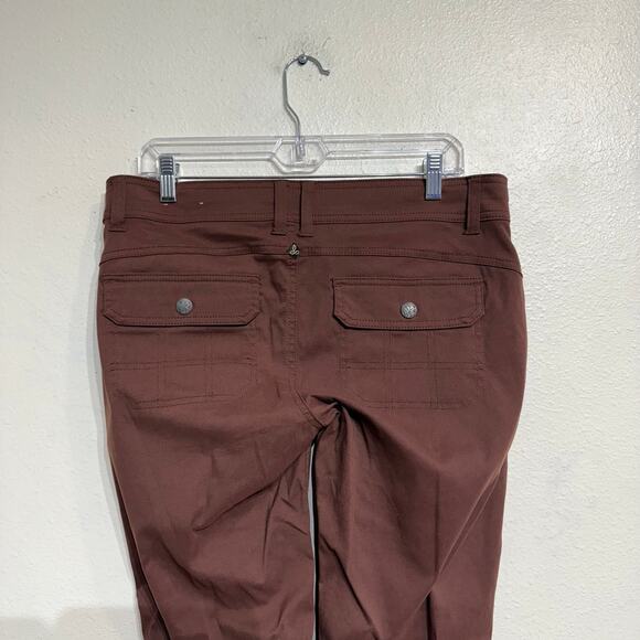 PrAna Thistle Halle Convertible RollUp Hiking Straight Leg Pants Sz 10 - Picture 8 of 13